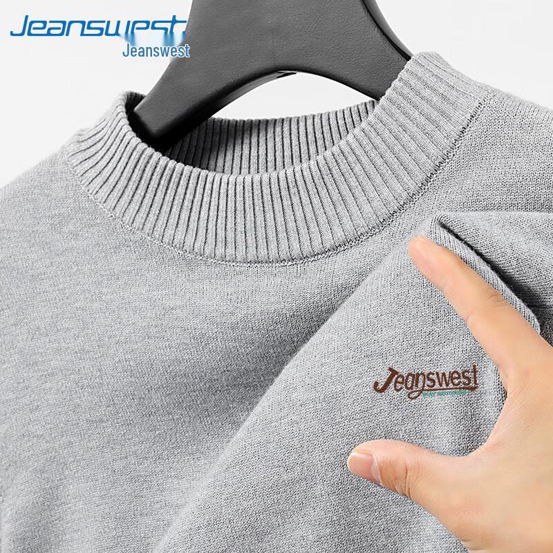 

Jeanswest Men s Semi-High Collar Casual Base Sweater XL