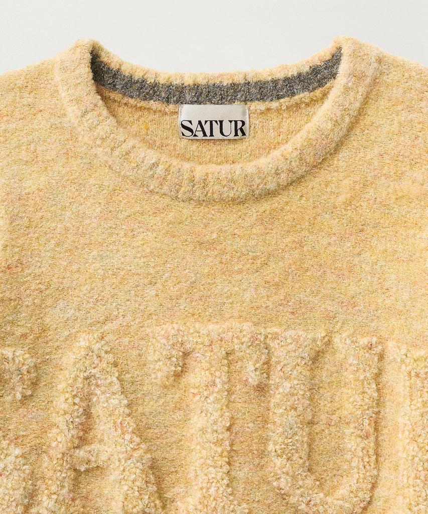Seteo (W) Fleece Crew Neck Knit Yellow