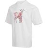 T-shirt da uomo Bianca Girocollo Vestibilità Moderata Dritta IF0787-100