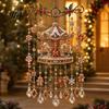 Atmosphärische Dekoration für Büroräume Weihnachts-Windspiel, Acryl-Sonnenfänger für Außenbereich Garten Terrasse Elegante Dekorationen Festival-Dekor, Hängend