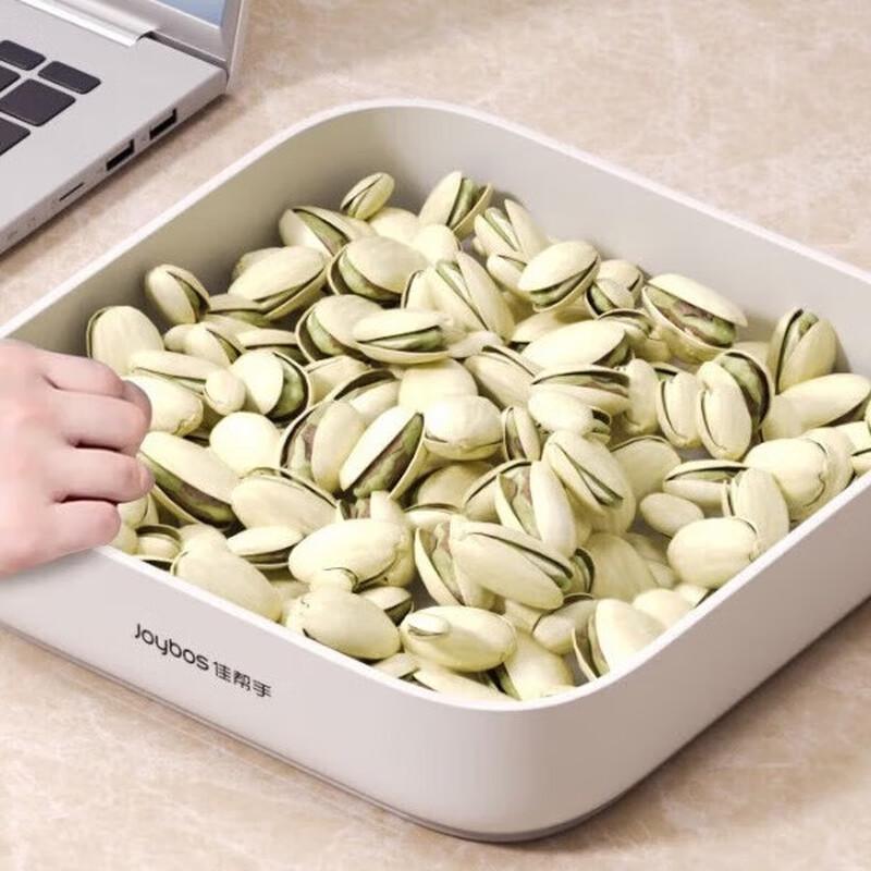 Jiabangshou Round Plastic Snack Plate (2-Pack)