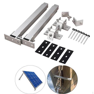 Solar Module Panel Stand Power Supplies Sturdy Holder End Clamp Kit for Home Trailers