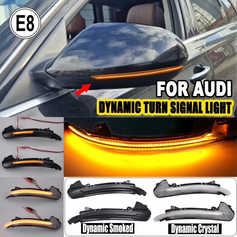For  A6 C7 C7.5 4G S6 Rearview Mirror Dynamic Blinker Indicator LED Turn Signal Light 2013 2014 2015 2016 2017 2018 RS6