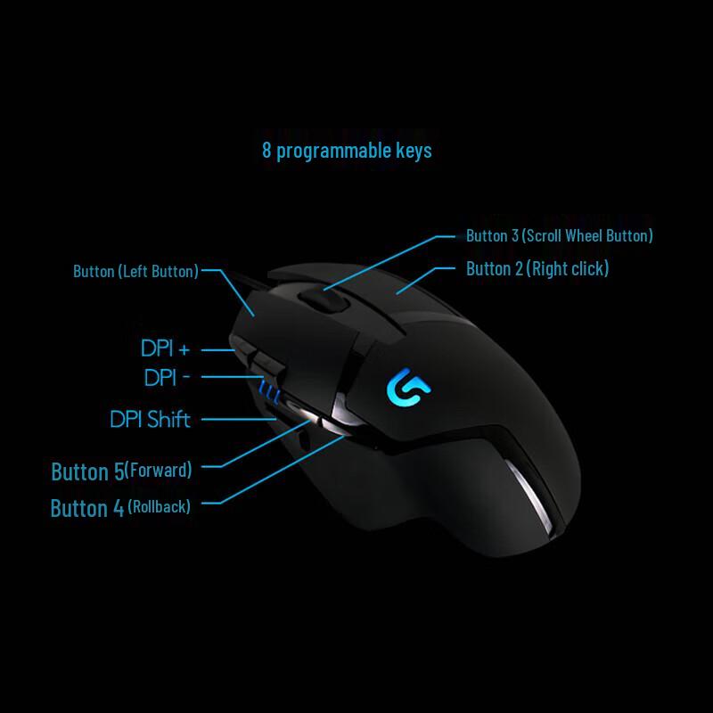 Logitech G402 Wired Gaming Mouse