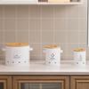 Carbon Steel Garlic Storage Bin with Lid Garlic Keeper Potato Storage Container  Pantry