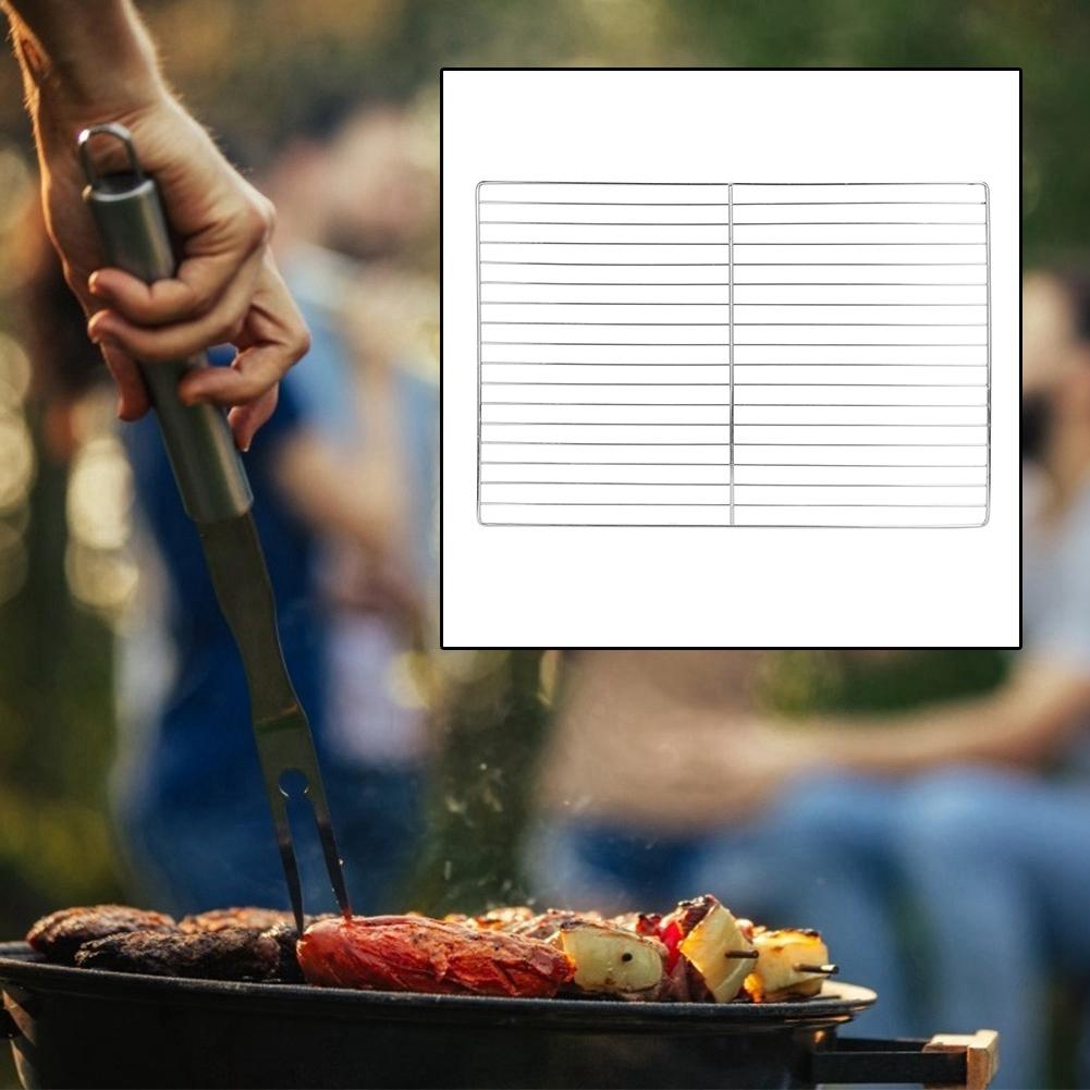 Stainless Steel Non Stick BBQ Rack Barbecue Mesh Grill Net for Large BBQ Oven(30 X 45cm )
