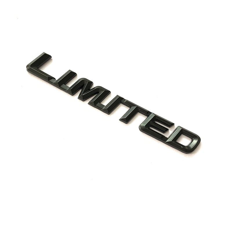 4WD Full Metal Car Rear Logo Sticker for Limited Edition