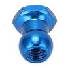 10PCS RC Ball Nut Aluminum Alloy Ball Head RC Lock Nut for Tamiya 53640 1/10 Series RC Cars