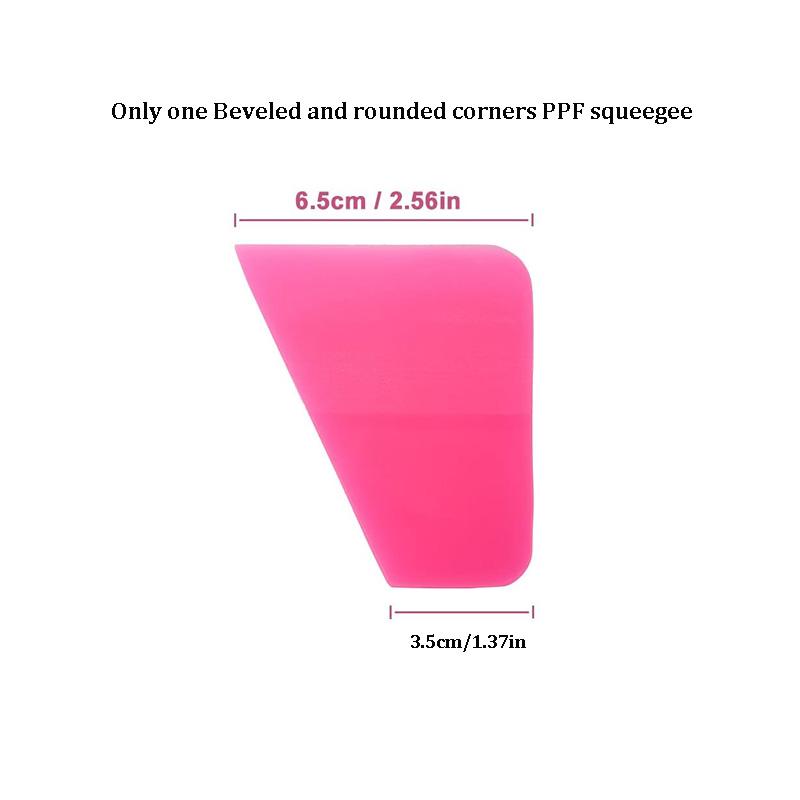 PPF Squeegee Soft TPU Rubber Squeegee Anti-Scratch PPF Film Spatula Water Wiper Blade Scraper Car Vinyl Wrap Window Tint Tools