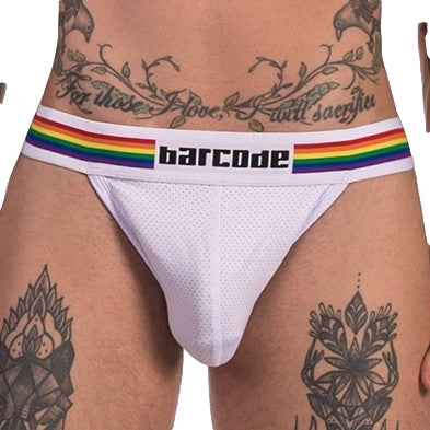 Jockstrap Barcode Pride White - Barcode Berlin - JockStrap