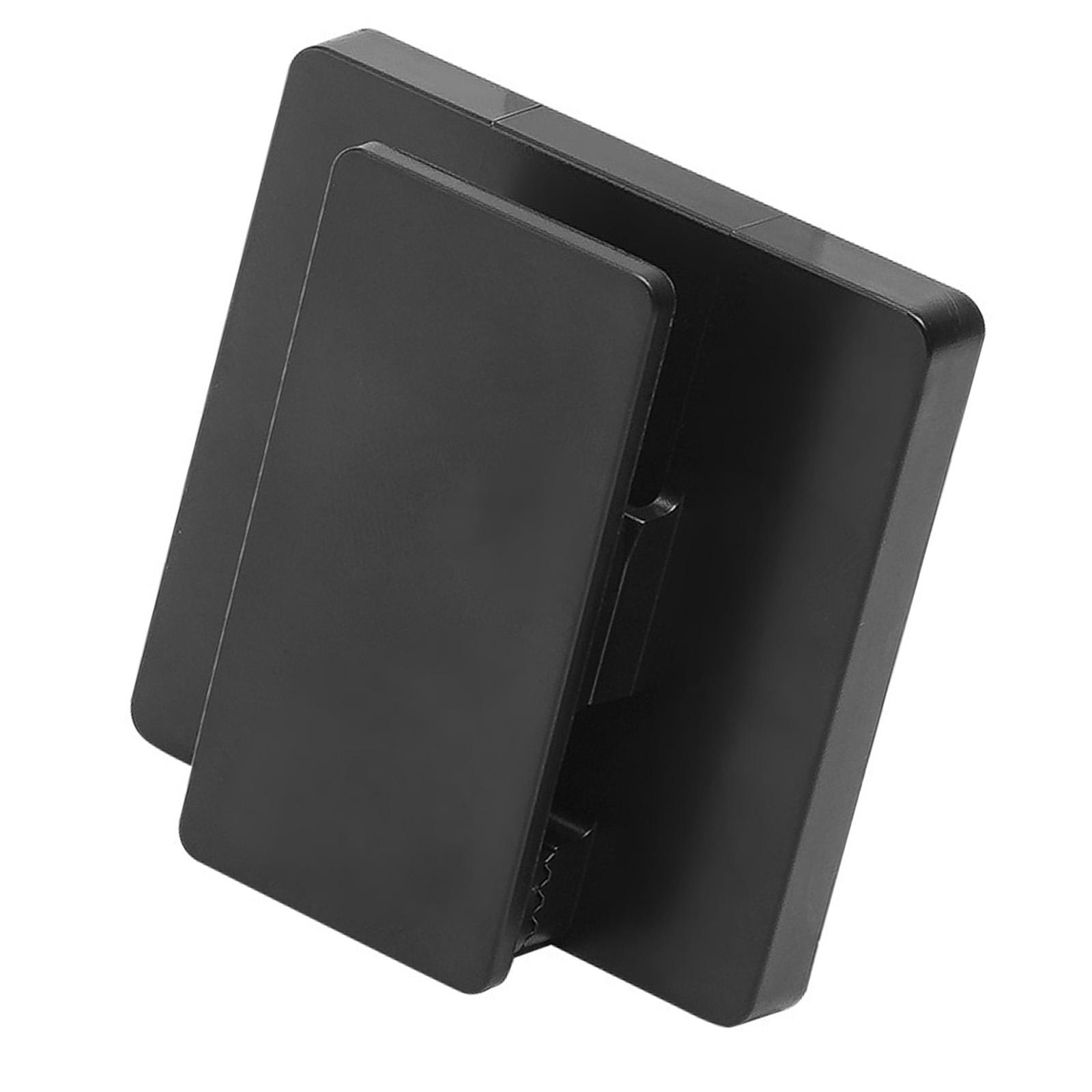 

Клипса для хранения в ванной комнате Простая установка Держатель для зубной пасты Стойка Стильный подвес для средств для умывания для арендаторов и семей чёрный