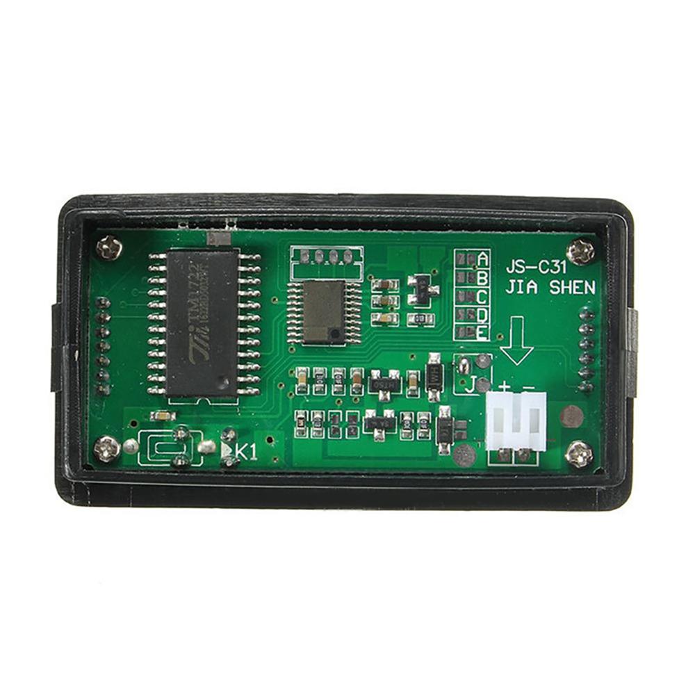 1 Stück DC 12 V 24 V 36 V 48 V 60 V 72 V 84 V grün/blaue Hintergrundbeleuchtung LCD Batterie Kapazität Tester Monitor Messgerät Meter