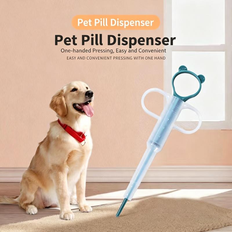 Dispenser Efficace per Pillole per Animali con Punta Morbida per Somministrazione Senza Problemi di Farmaci per Gatti e Cani