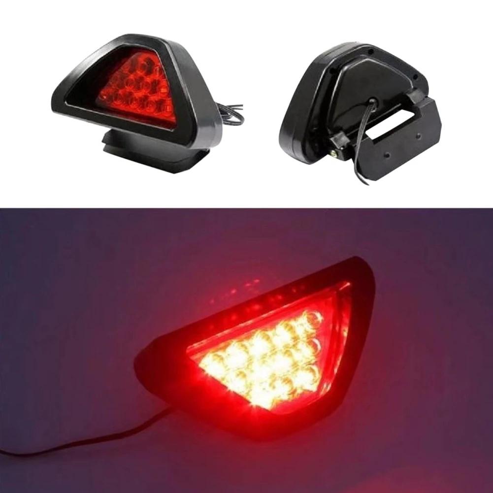 Universal Brake Signal Lamp Super Bright Car LED Fog Light 12 LED Car Strobe Light for Auto Vehicle SUV for Truck Car Motorcycle