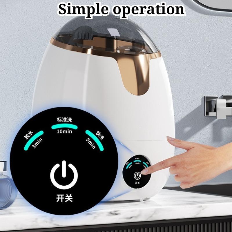 Kompakte Halbautomatik-Waschmaschine – Blaulicht-Sterilisation, Wasch- & Schleudertrockner-Kombination für Unterwäsche, Socken, kleine Kleidung