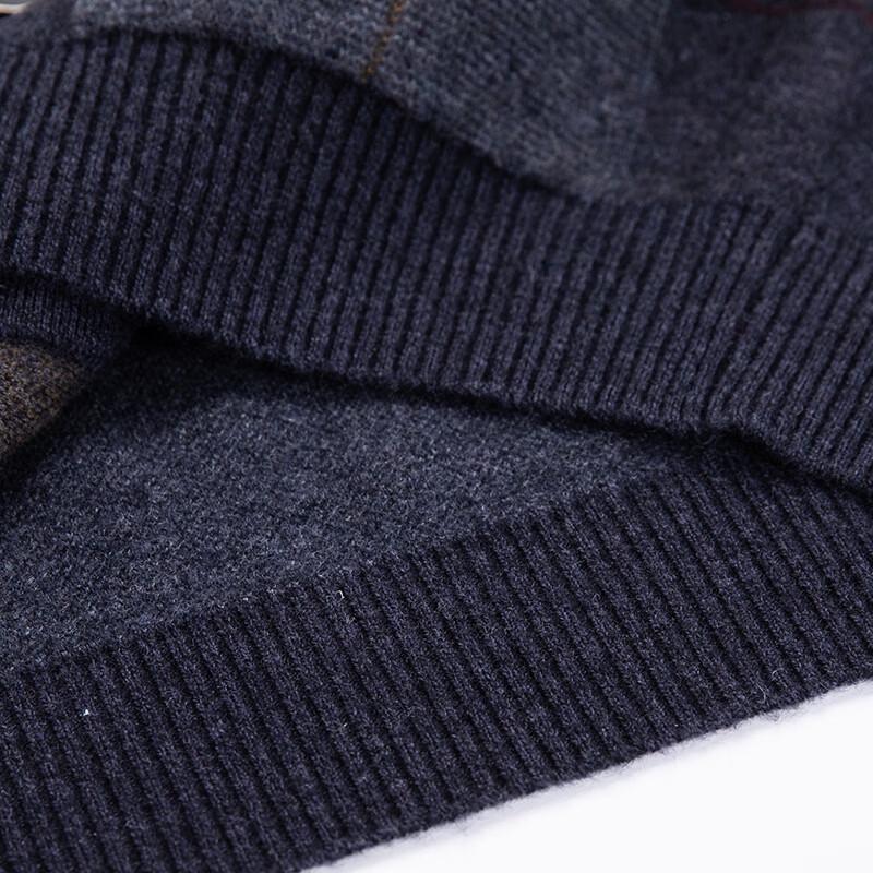 FORTEI Men's 100% Pure Wool V-Neck Buttoned Sweater Vest