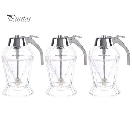 

2/3 шт. Диспенсеры для кленового сиропа, банки для меда с ручкой-подставкой, большой емкости, не содержат бисфенол-А, не капают, держатели для меда 3pcs