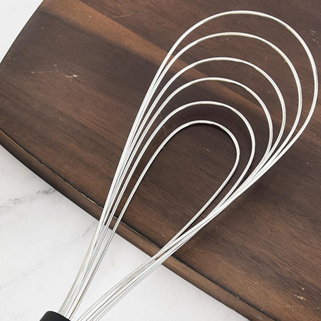 Professional Eggs Beater with Comfortable Handle Stainless Steel Cream Whipper Practical Stirring Whisk for Easy Use