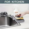 45° Silicone Faucet Mat Kitchen Sink Tray Soap Dispenser Sponge Drain Pad Sink SplashDrying Mat Countertop Storage Tray SoapTray