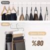 Durable Metal Space-Saving Multi-Layer Pants Hanger Ideal for Suits, Jackets & Tops, - Perfect Closet Organizer, Drying Rack