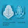 Xiaomi Anchor Silicone Mold 3D Anchor Rope Pendant Keychain Wall Hanging Craft Ornament Candle Gypsum Plaster Mold Home Decor
