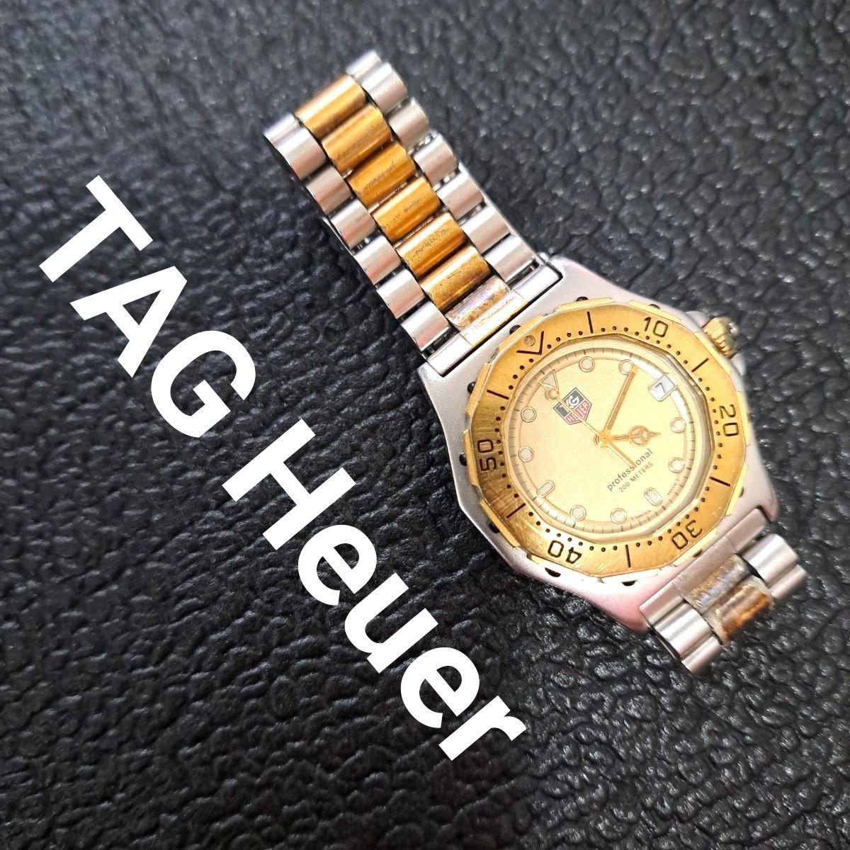 Б/У TAG HEUER TAG Heuer Professional 200M Combi Женские/Мальчиковые Часы Рабочие Оригинальный Товар