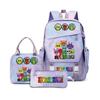 Rhythm Box Backpack Student School Bag Middle College Student Simple Outdoor Travel Backpack D