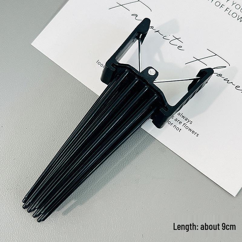 Vysoký kořínek lebky Nadýchaná beze stop Neviditelná ofina Polohovací krokosvorka pro krátké vlasy