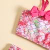 Children’s One-Shoulder Bow Bikini Swimsuit