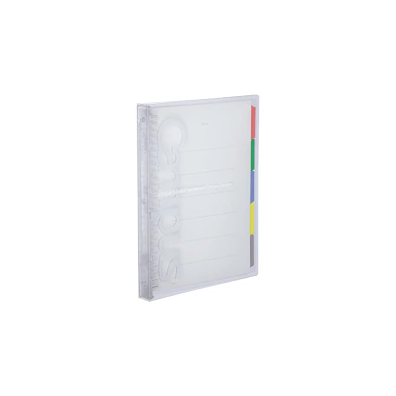 KOKUYO Loose-leaf Binder, Campus, B5, 26 Holes, Maximum 100 Sheets, Transparent, Slide-type, Model RU-P333NT