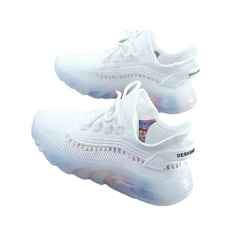 Coconut shoes women's 2025 spring and summer new breathable soft-soled shock-absorbing running shoes versatile and lightweight fitness mesh women's