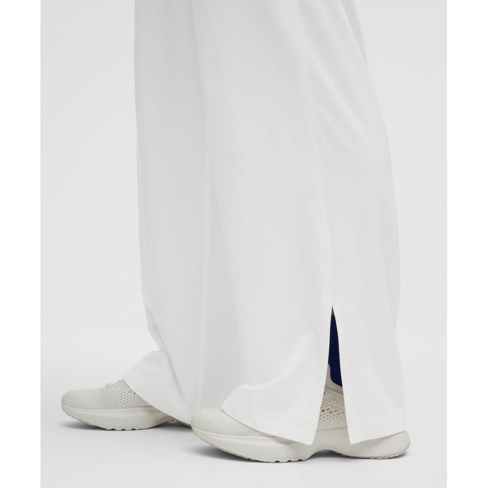Lululemon Court Rival Wide Leg Track Pant  Regular White White