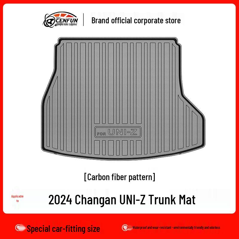 TPE Odorless Floor Mats & Trunk Liner for 2024 Changan UNI-Z - Eco-Friendly & Wear-Resistant.