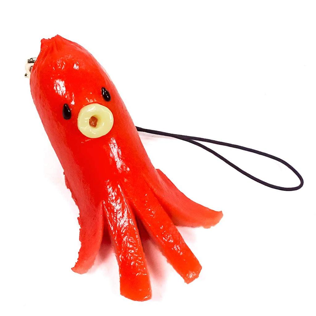 Food Sample Strap Octopus and Wiener Sausage Looks Like It Could Be Eated 316S - - -