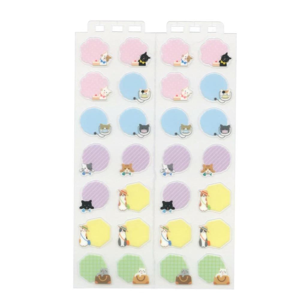 Midori Planner for Wall Large Size 82603 Stickers/Decals Calendars, [Cat Pattern]