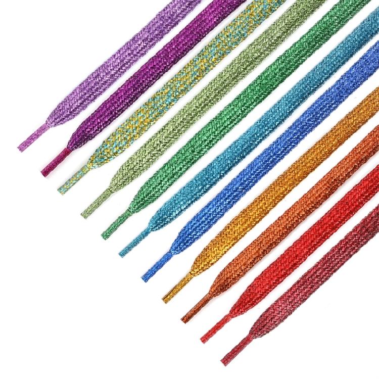 Replaceable Flat Polyester Shoelaces 110cm Long Colorful Shoe Laces For Men Women Sneakers Boot Athletic Footwear