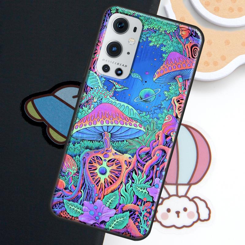 Trippy Mushroom Psychedelic Art For Realme 15 10 11 12 13 14 Pro Plus C65 C71 C75 C55 C63 C61 C53 C67 C35 GT6 GT7 Pro Case