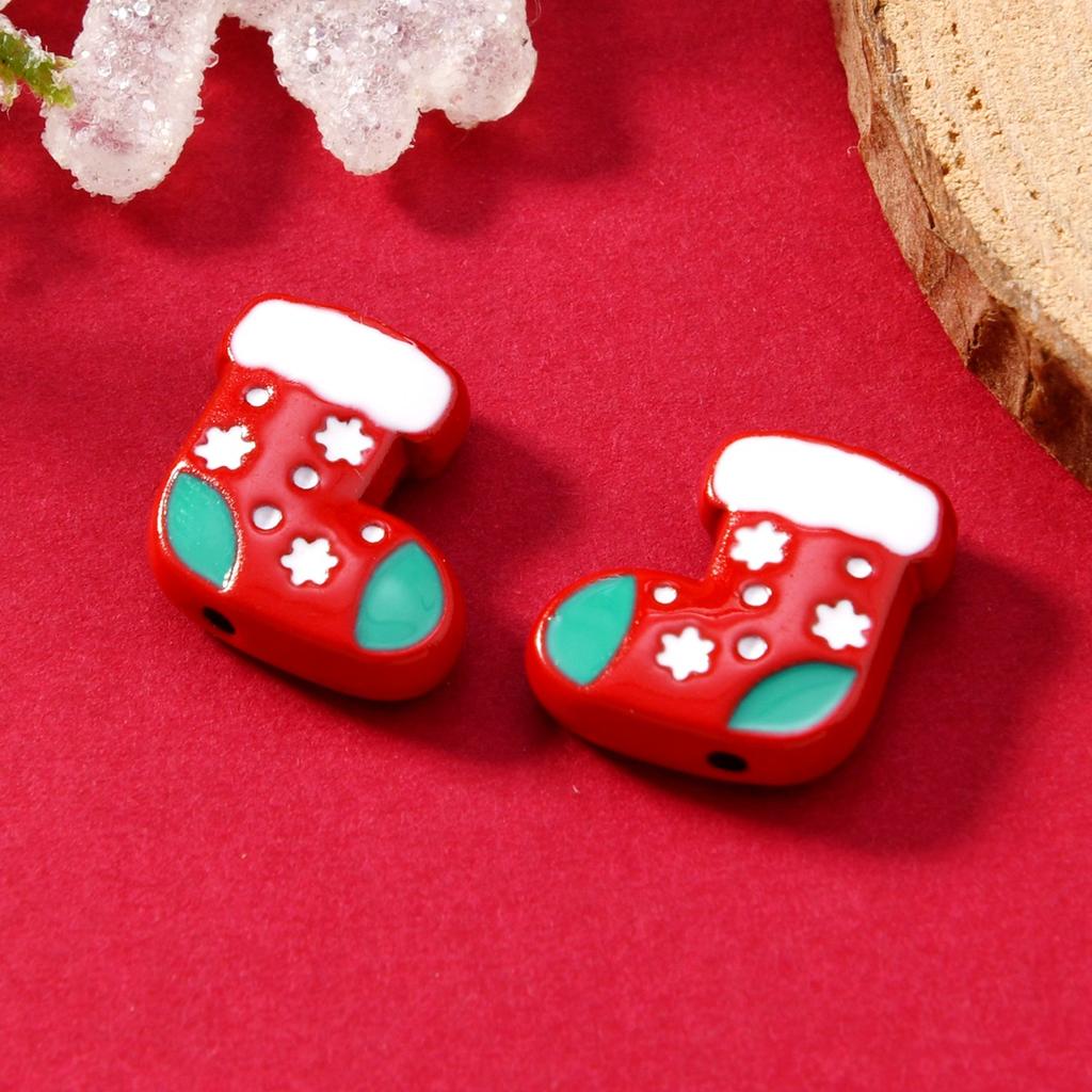 Christmas Diy Pendant, Christmas Epoxy Cartoon Metal Accessories, Christmas Fashion Accessories