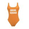 BRIDE SQUAD One-Piece Sexy Slimming Bikini Swimsuit