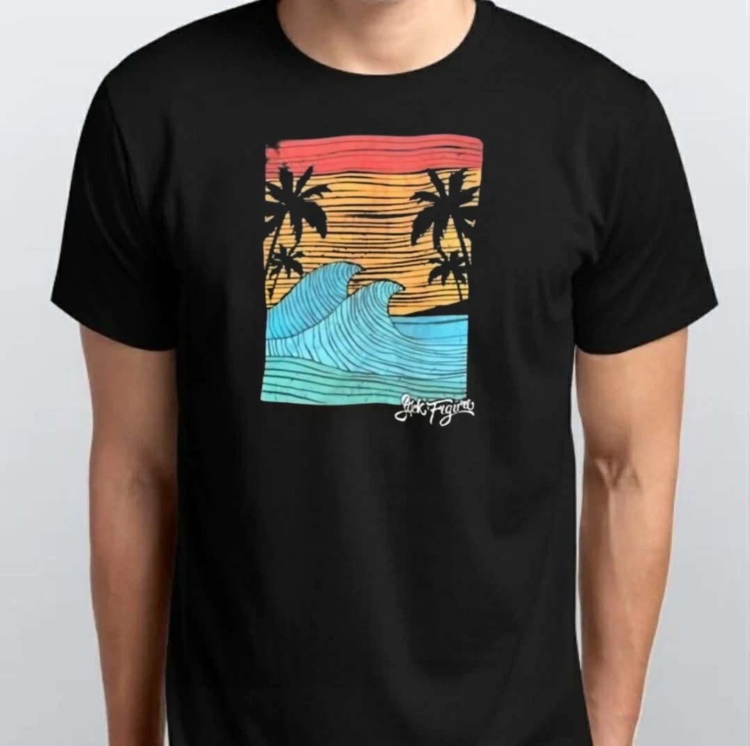 

Stick Figure Band Graphic Unisex 100% Cotton T-shirt Mens Tees Top S M L XL XXL 3 4 XL Black XL