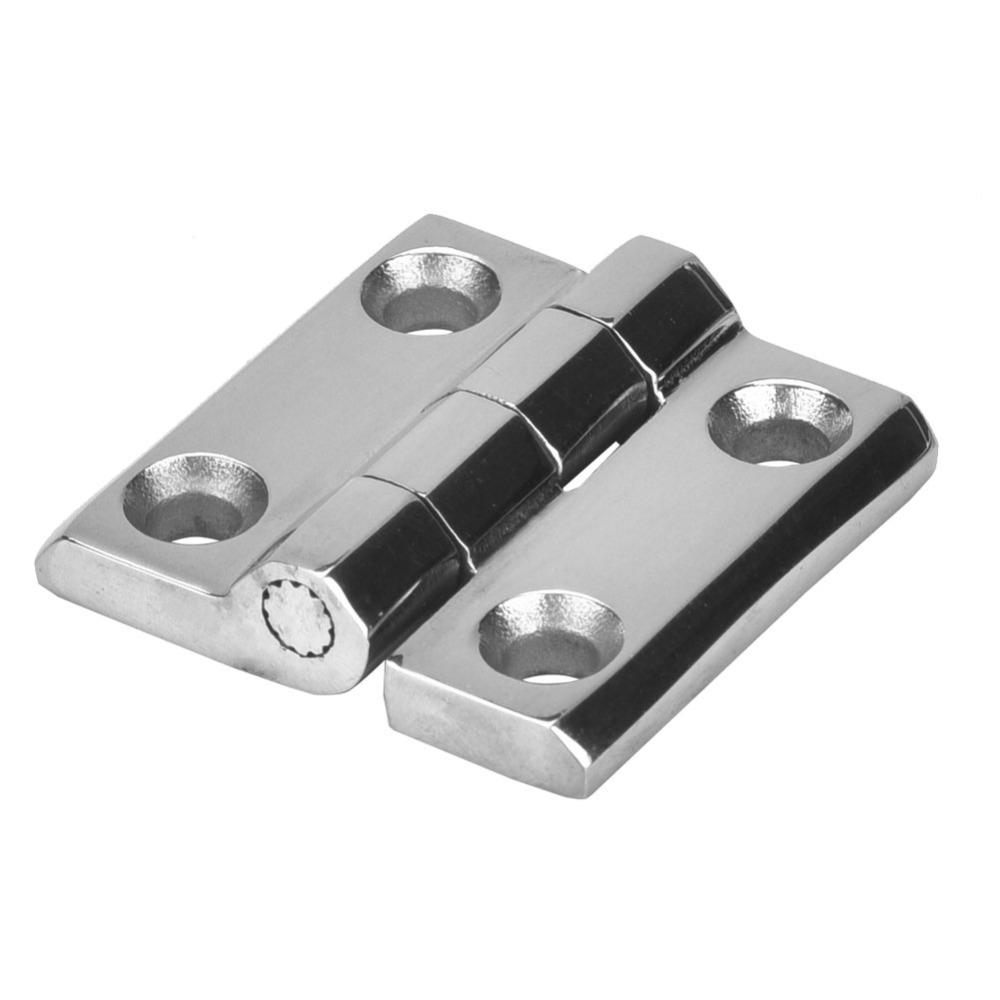 2 Pack 2" x 2" / 1.5" x 1.5" Boat Butt Hinges 316 Stainless Steel Investment Casting Construction Marine Grade Hatch Hinge