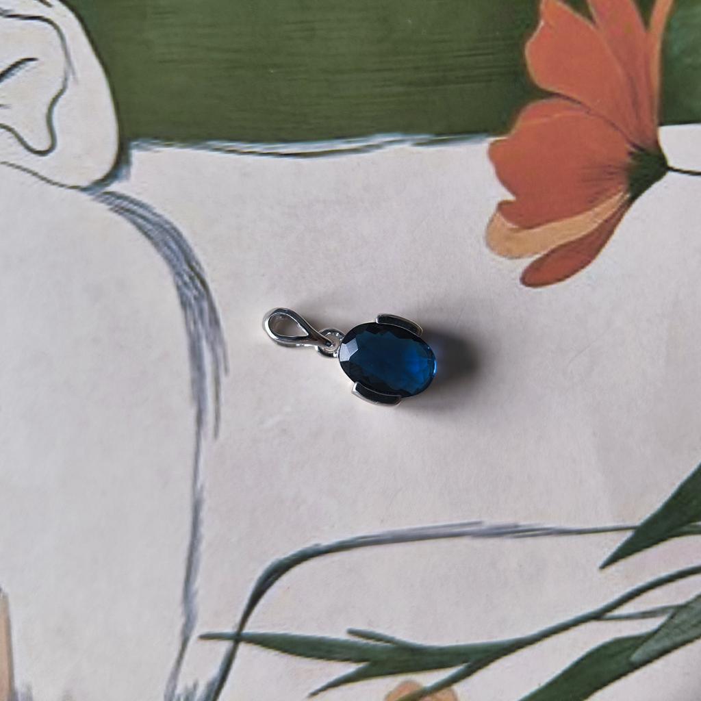 Silberanhänger mit Saphir nano 0,908 ct (2206071)