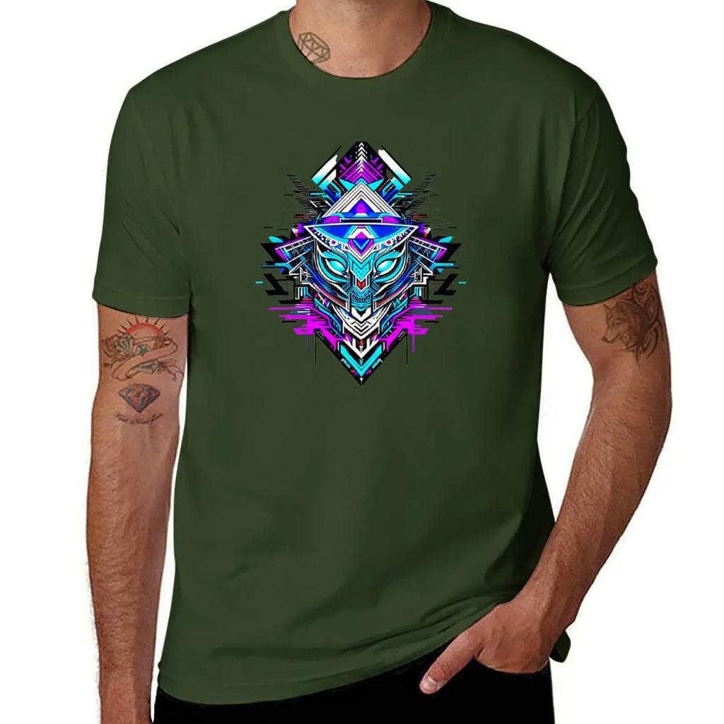Folklore Nordic Tribal Metalworks T-shirt oversized summer clothes Blouse designer t shirt