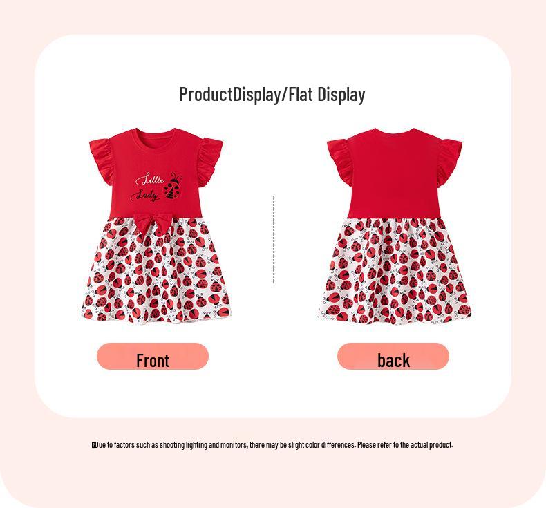 Little Maven Sommer Europäischer & Amerikanischer Stil Niedliches Babykleid