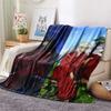 Inuyasha Flannel Blanket, High Quality Comfortable for All Seasons, Home Decor, Warmth and Comfort