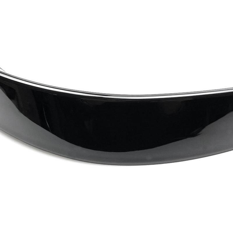 For Mercedes Benz A Class W177 A260 A35 - Glossy Black ABS Car Front Bumper Splitter Fog Lamp Grill Spoiler Strips Trim
