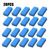 5/10/20pcs Car Ceramic Coating Sponge Applicator Glass Nano Sponges Automobile Blue Square Sponge And Cloth