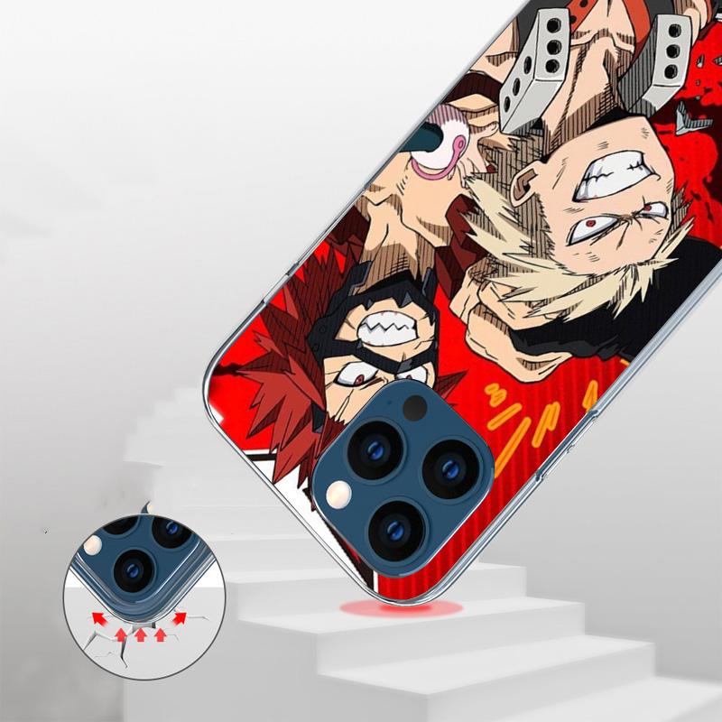 My Hero Bakugou Katsuki Cover Phone Case For iPhone 16 17 Air 15 14 Pro Max 16E Phone Case 13 Mini 12 11 7 SE 8 Print Pattern Fi