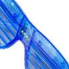 LED Sonnenbrille Leuchten im Dunkeln Blinkende Leuchtende Shutter Shades Brille für Halloween Party Blau