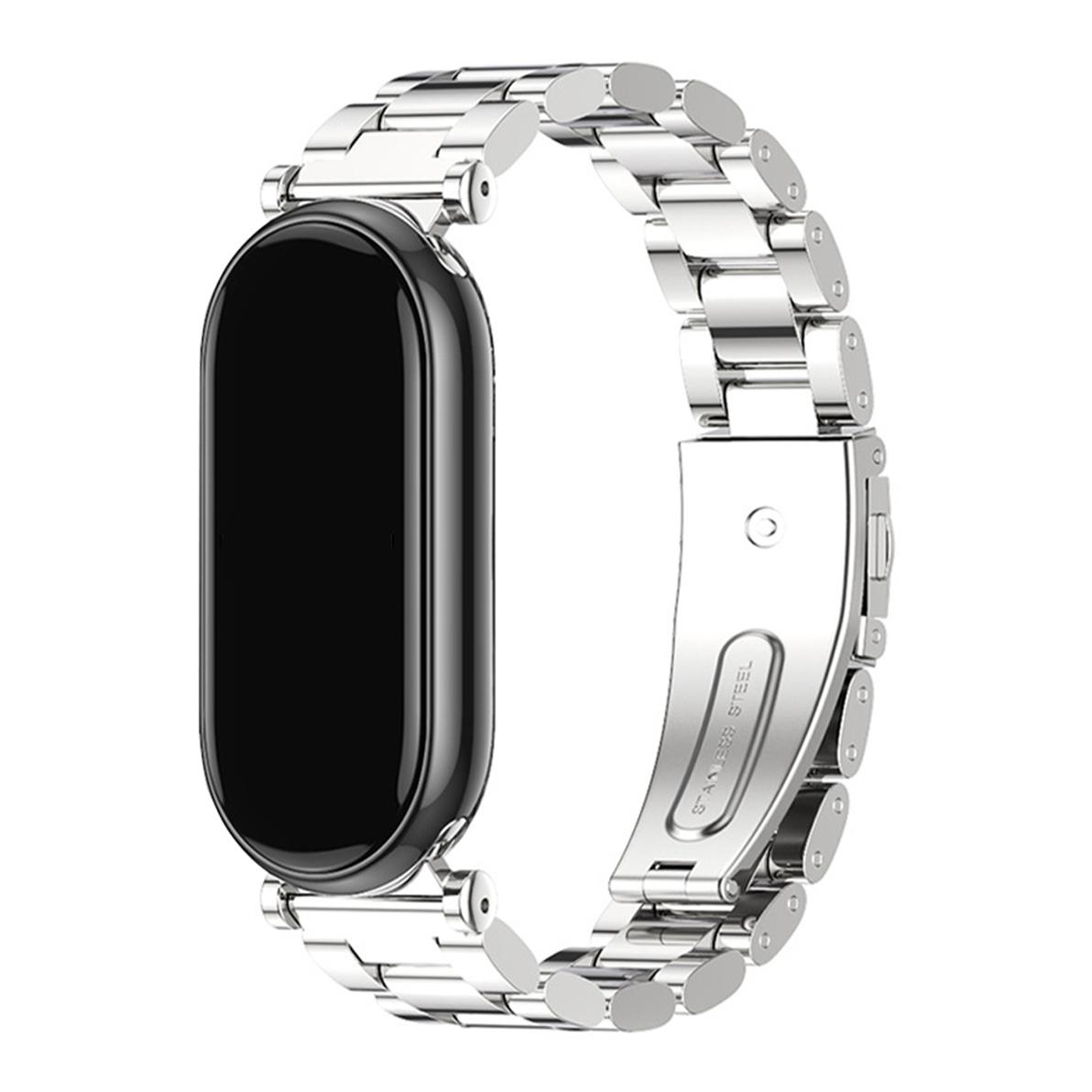 

Ремешок для Mi Band 9 для браслета Mi Band 8 Для браслета Xiao mi Band 8 Ремешок для часов из нержавеющей стали для Mi Band 7 6 5 3 4 Металлический ремешок For Mi Band 8 9